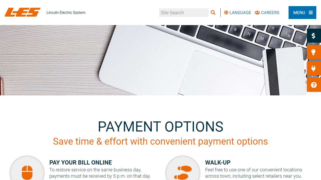 Payment options | Lincoln Electric System